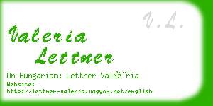 valeria lettner business card